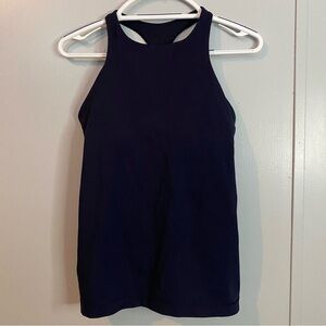 Lululemon Navy Blue Racerback Activewear Lifestyle Top Size 8
